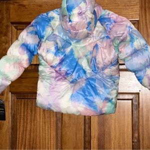 Toddler Girl Nike Printed Chevron Heavyweight Puffer Jacket-size :5